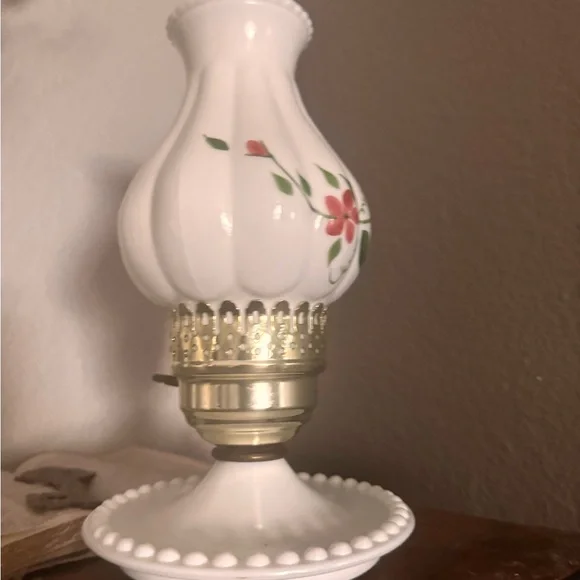 This lamps are in very good condition they are milk glass antique $98.00 each Lanterns